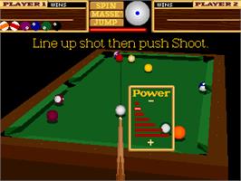 In game image of 9-Ball Shootout Championship on the Arcade.