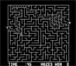In game image of Amazing Maze on the Arcade.