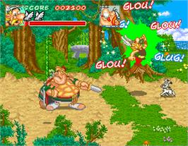 In game image of Asterix on the Arcade.