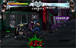 In game image of Batman Forever on the Arcade.