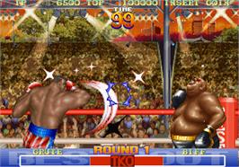 In game image of Best Bout Boxing on the Arcade.