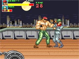 In game image of Big Fight - Big Trouble In The Atlantic Ocean on the Arcade.