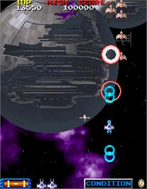 In game image of Blast Off on the Arcade.