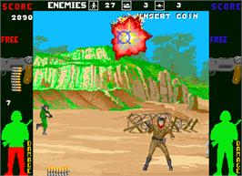 In game image of Born To Fight on the Arcade.