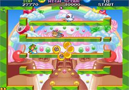 In game image of Bubble Symphony on the Arcade.