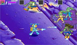 In game image of Bucky O'Hare on the Arcade.