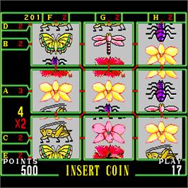 In game image of Butterfly Video Game on the Arcade.