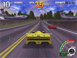 In game image of California Speed on the Arcade.