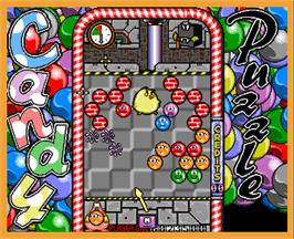 In game image of Candy Puzzle on the Arcade.