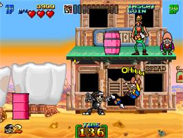In game image of Charlie Ninja on the Arcade.
