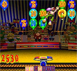 In game image of Crazzy Clownz on the Arcade.