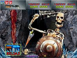 In game image of Crypt Killer on the Arcade.