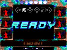 In game image of Dance Dance Revolution Solo Bass Mix on the Arcade.