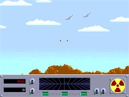 In game image of Danger Zone on the Arcade.