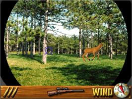 In game image of Deer Hunting USA V4.2 on the Arcade.
