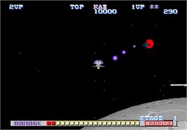 In game image of Defense on the Arcade.