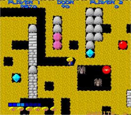In game image of Diamond Run on the Arcade.