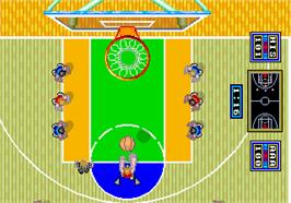 In game image of Dunk Shot on the Arcade.