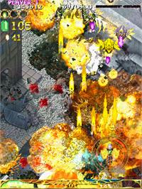 In game image of EspGaluda II on the Arcade.
