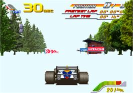 In game image of F1 Super Battle on the Arcade.
