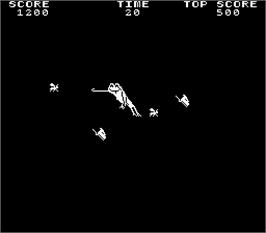 In game image of Frogs on the Arcade.