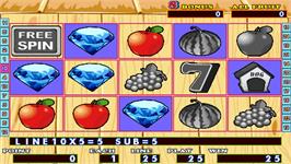 In game image of Fruit Bonus Deluxe on the Arcade.