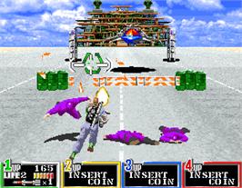 In game image of G.I. Joe on the Arcade.