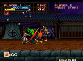In game image of Ganryu / Musashi Ganryuki on the Arcade.