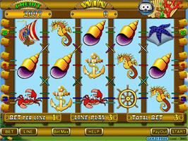 In game image of Gold Fish on the Arcade.