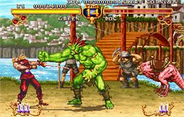 In game image of Golden Axe - The Duel on the Arcade.