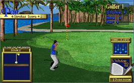 In game image of Golden Tee '99 Tournament on the Arcade.