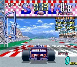 In game image of Grand Prix Star on the Arcade.