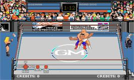In game image of Grudge Match on the Arcade.