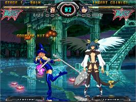 In game image of Guilty Gear XX Accent Core on the Arcade.