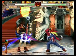 In game image of Guilty Gear X on the Arcade.