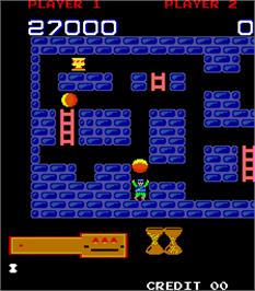 In game image of Hero in the Castle of Doom on the Arcade.
