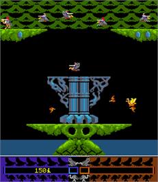 In game image of Joust 2 - Survival of the Fittest on the Arcade.