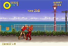 In game image of Karate Blazers on the Arcade.