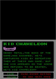 In game image of Kid Chameleon on the Arcade.
