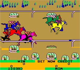 In game image of King Derby on the Arcade.