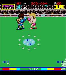 In game image of King of Boxer on the Arcade.