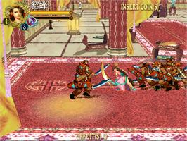 In game image of Knights of Valour - The Seven Spirits on the Arcade.