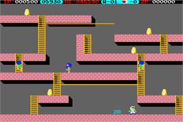 In game image of Lode Runner on the Arcade.
