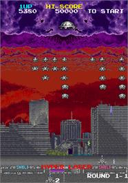 In game image of Majestic Twelve - The Space Invaders Part IV on the Arcade.