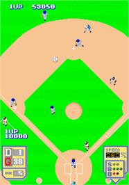 In game image of Major League on the Arcade.