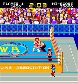 In game image of Mat Mania on the Arcade.