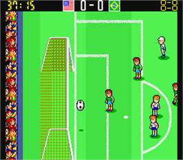 In game image of Mexico 86 on the Arcade.