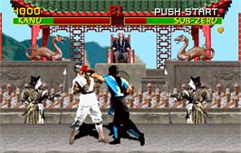 In game image of Mortal Kombat on the Arcade.
