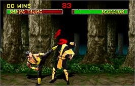 In game image of Mortal Kombat II on the Arcade.
