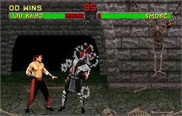 In game image of Mortal Kombat II Challenger on the Arcade.